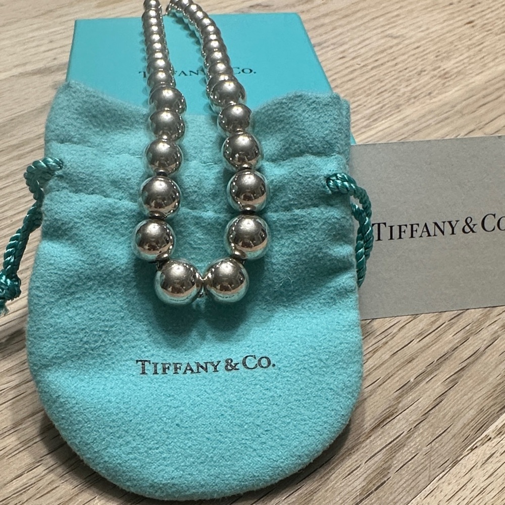 Tiffany & Co. Silver Ball Necklace